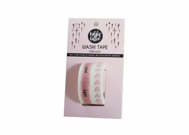 Kustom Printed Plastic Core Washi Paper Tape