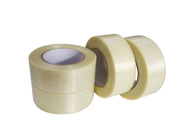 Tidak Ada Residu Dua Sisi Perekat Fiberglass Filament Tape Untuk Strip Sealing