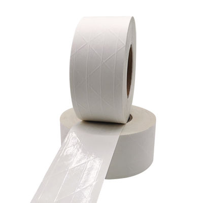 Hot Melt Gummed White Kraft Paper Tape Untuk Sealing Box