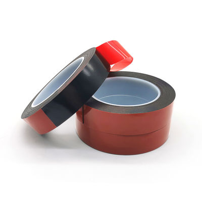 Waterproof Double Sided Acrylic Foam Tape 1mm Tebal Merah Film Permanen Mematuhi