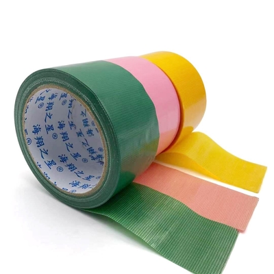 Warna Silver Hot Melt Duck Duct Tape Untuk Plastik Mulch Edge Banding