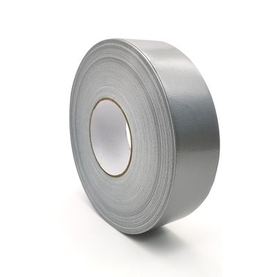 Single Side Silver Hot Melt Adhesive Fiber Cloth Tape Untuk Pameran