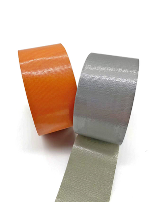 70 Mesh 350 Mic Heat Resistant Silver Duct Tape Karpet Jumbo Roll Memperbaiki / Mengikat