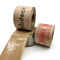 Sampel Gratis Pencetakan Kustom Hot Melt Adhesive Brown Kraft Tape