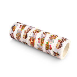 Sticky Washi Paper Tape, Tekanan Sensitif Reposisi Tanpa Residu Perekat