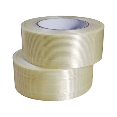 Pita Filament Serat Kaca Mono Berorientasikan Waterproof dengan Ketebalan 150mic dan 48mm * 40m Ukuran untuk Bundling