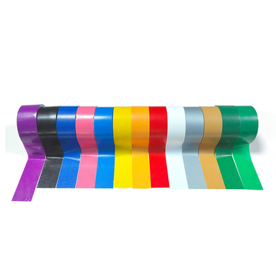 Sampel gratis Custom Cetak Waterproof Perak Abu-abu Warna Adhesive Dekoratif Kain Duct Tape