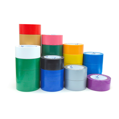 Sampel gratis Custom Cetak Waterproof Perak Abu-abu Warna Adhesive Dekoratif Kain Duct Tape