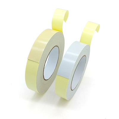 Tekanan Sensitif Karet Putih / Hitam Adhesive EVA Foam Tape Untuk Penutup Karton