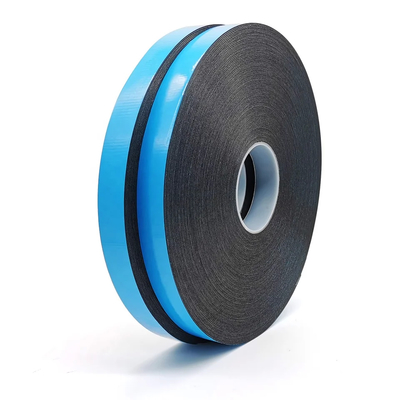 1mm Tape busa PE hitam / putih penyerap kejut dengan kertas Liner Sealing dan Bonding tepi spanduk