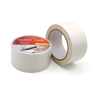 1-2 Inch White Fabric Cloth Dual-Sided Carpet Adhesive Double Coated Carpet Tape