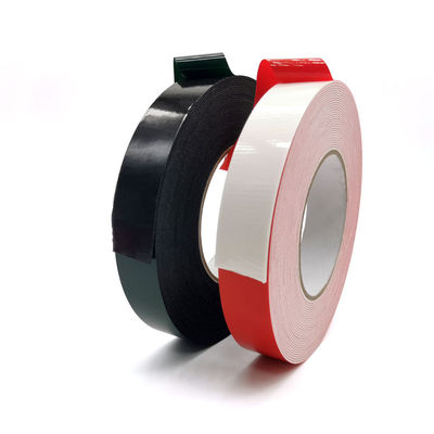 3mm Double Sided Pe Foam Tape Glassing Company Hitam / Putih Foam Merah / Hitam Warna Antara Jendela Pintu Frame Dan Sash
