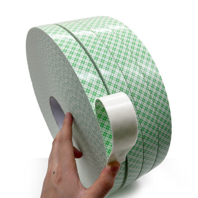 Pita Busa PU Lapis Ganda 1mm Perekat Akrilik Putih 24m