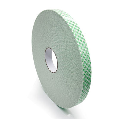 Pita Busa PU Lapis Ganda 1mm Perekat Akrilik Putih 24m