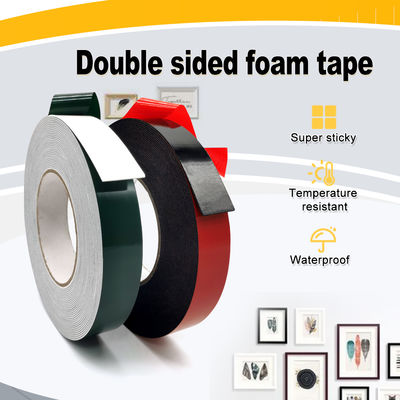 Soft White/Grey/Black PE Foam Tape with Solvent Adhesive for Mounting and Sealing