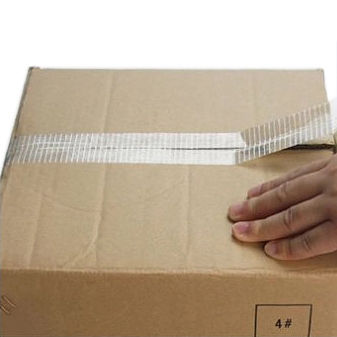 Pita perekat serat kaca transparan sisi tunggal diperkuat dengan ukuran 48mm * 20m dan ketebalan 150mic untuk penyegelan dan penutup