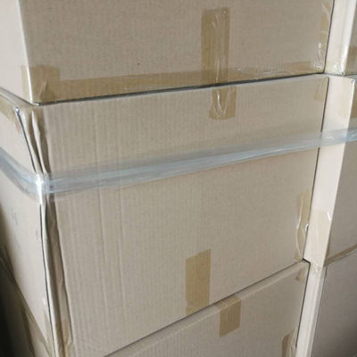 Pita perekat serat kaca transparan sisi tunggal diperkuat dengan ukuran 48mm * 20m dan ketebalan 150mic untuk penyegelan dan penutup