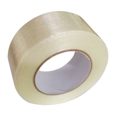 Pita Filament Serat Kaca Mono Berorientasikan Waterproof dengan Ketebalan 150mic dan 48mm * 40m Ukuran untuk Bundling