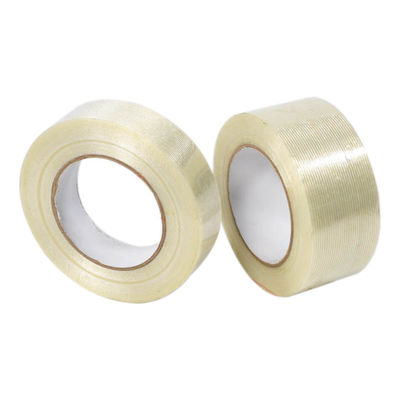 Pita Filament Serat Kaca Mono Berorientasikan Waterproof dengan Ketebalan 150mic dan 48mm * 40m Ukuran untuk Bundling