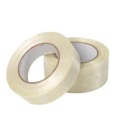 Pita Filament Serat Kaca Mono Berorientasikan Waterproof dengan Ketebalan 150mic dan 48mm * 40m Ukuran untuk Bundling