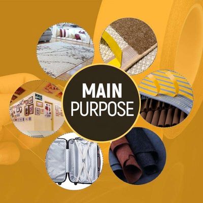 Tape Mesh Serat Kaca Berpasangan Dua Sisi dengan Ketebalan 220MIC untuk Pita Cuaca dan Lantai PVC