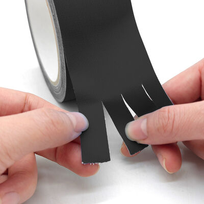 Pita Gaffer Kain Matte Premium Warna Hitam Untuk Pekerjaan Pencahayaan Studio Panggung Hasil Akhir Bersih