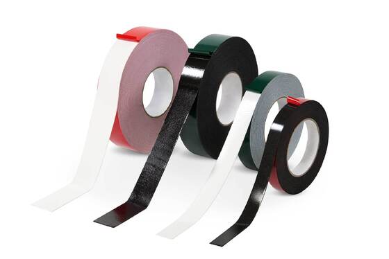Professional PE Foam Adhesive Tape Untuk Automotive Trim Fixing Gap Filling Insulation