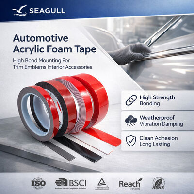 Tape busa akrilik double-sided bonding untuk pemasangan mobil