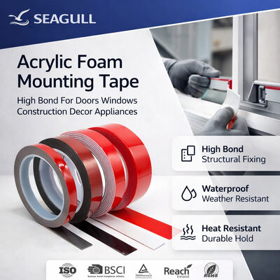 Tape acrylic bilah dua sisi untuk dinding layar kaca