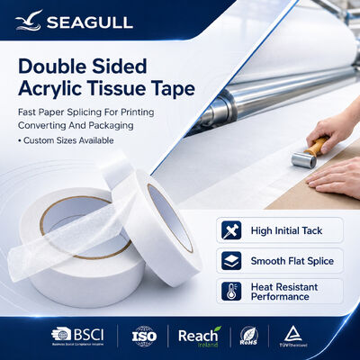 Tape Tissue Non Woven Double Sided Perekat Kuat Untuk Laminasi Dan Pemasangan