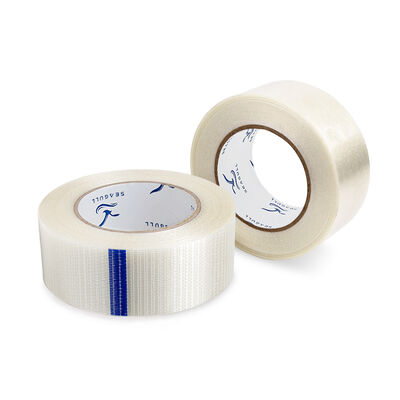 Tape Fiberglass Bi-Directional Diperkuat High Tack Filament Tape Untuk Kotak Palet