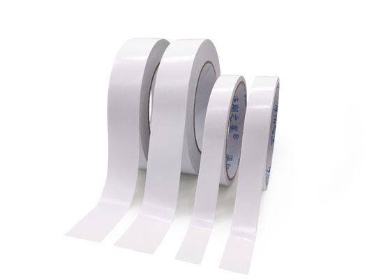 High Tack Acrylic Adhesive Double Side Tissue Paper Tape Roll Untuk Laminasi