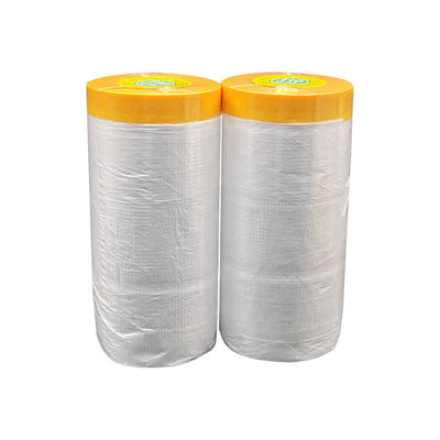 Perlindungan Plastik Orange Masking Film Untuk Lukisan Semprot