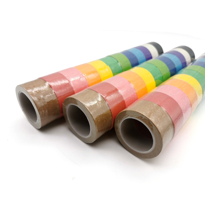 Ukuran Kustom Multicolor Residu Gratis Masking Tape Untuk Cat Semprot