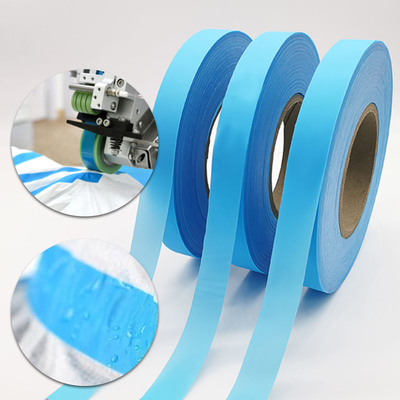 Single Side Self Adhesive Anti Seam Sealing Blue Tape Untuk Setelan Tahan Air