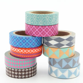 Mewarnai Narrow Washi Paper Tape, Removable Dekoratif Tape Fit Artwork