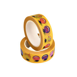 Natal Washi Sticky Tape Waterproof Hot Melt Adhesive Peels Off Mudah