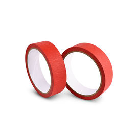 Multi Colored Suhu Tinggi Masking Tape Hot Melt Adhesive Peels Off Mudah