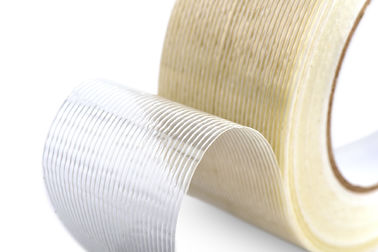 Film Transparan Fiberglass Mesh Tape Adhesi Tinggi Isolasi Listrik