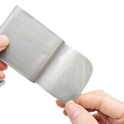 Karton Penutup Kain Tape Duct Penting Dalam Hitam / Putih / Merah Dengan Perekat Karet