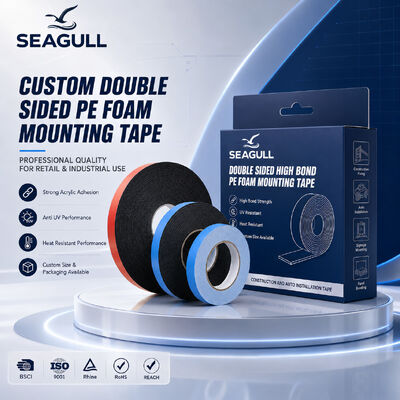 Double Sided Adhesive PE Foam Tape Double Sided Adhesive Untuk Solar Panel Frame Mounting
