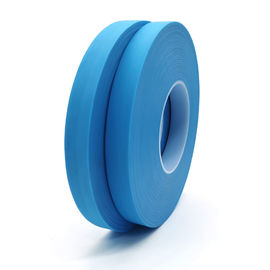 20mm * 200m Biru Tahan Air Kain Non Woven Hot Air Seam Sealing Tape Untuk Baju Pelindung