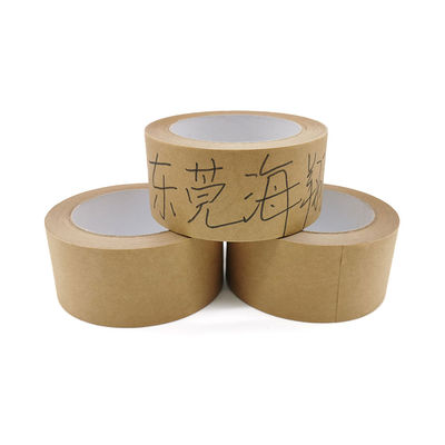 Tape tahan air tahan lama Brown Kraft kertas untuk kemasan pengiriman karton