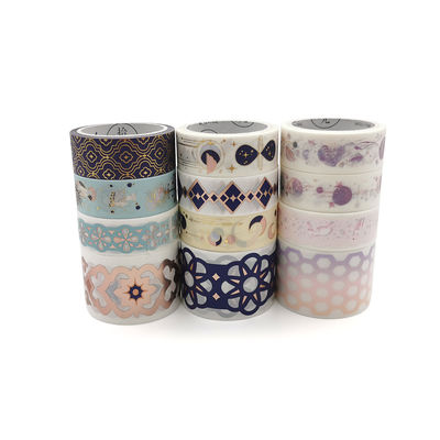 Custom Make Design Cetak Kertas Washi Tape Berwarna Untuk Kerajinan Tangan, Mempercantik Jurnal Peluru, Perencana