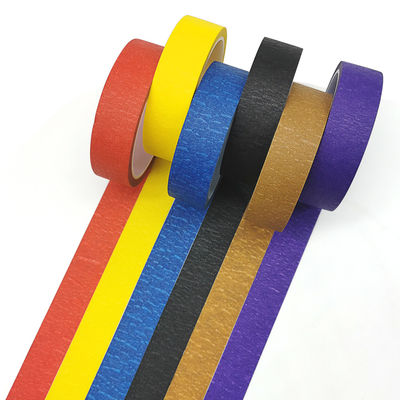 Pabrik Langsung Warna Kustom Mudah Peel Masking Paper Tape Untuk Pelukis Garis Tajam