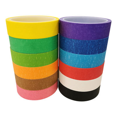 Warna Masking Tape Ukuran Kustom Terkelupas Dengan Mudah Masking Tape
