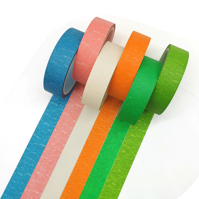 Sobek Dengan Tangan Kertas Seni Kerajinan Warna-warni Potong Masking Tape Untuk Dekorasi Semprot