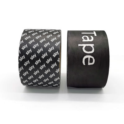 Sampel Gratis Single Sided Black Printable Kraft Tape Untuk Penyegelan Kotak