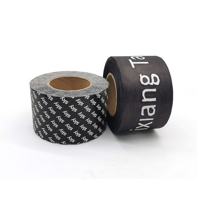 Logo Disesuaikan Hitam Satu Sisi Hot Melt Self Adhesive Kraft Paper Tape