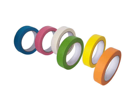 Ukuran yang Dapat Disesuaikan Satu Sisi Residu Gratis Multicolor Masking Paper Spray Paint Tape